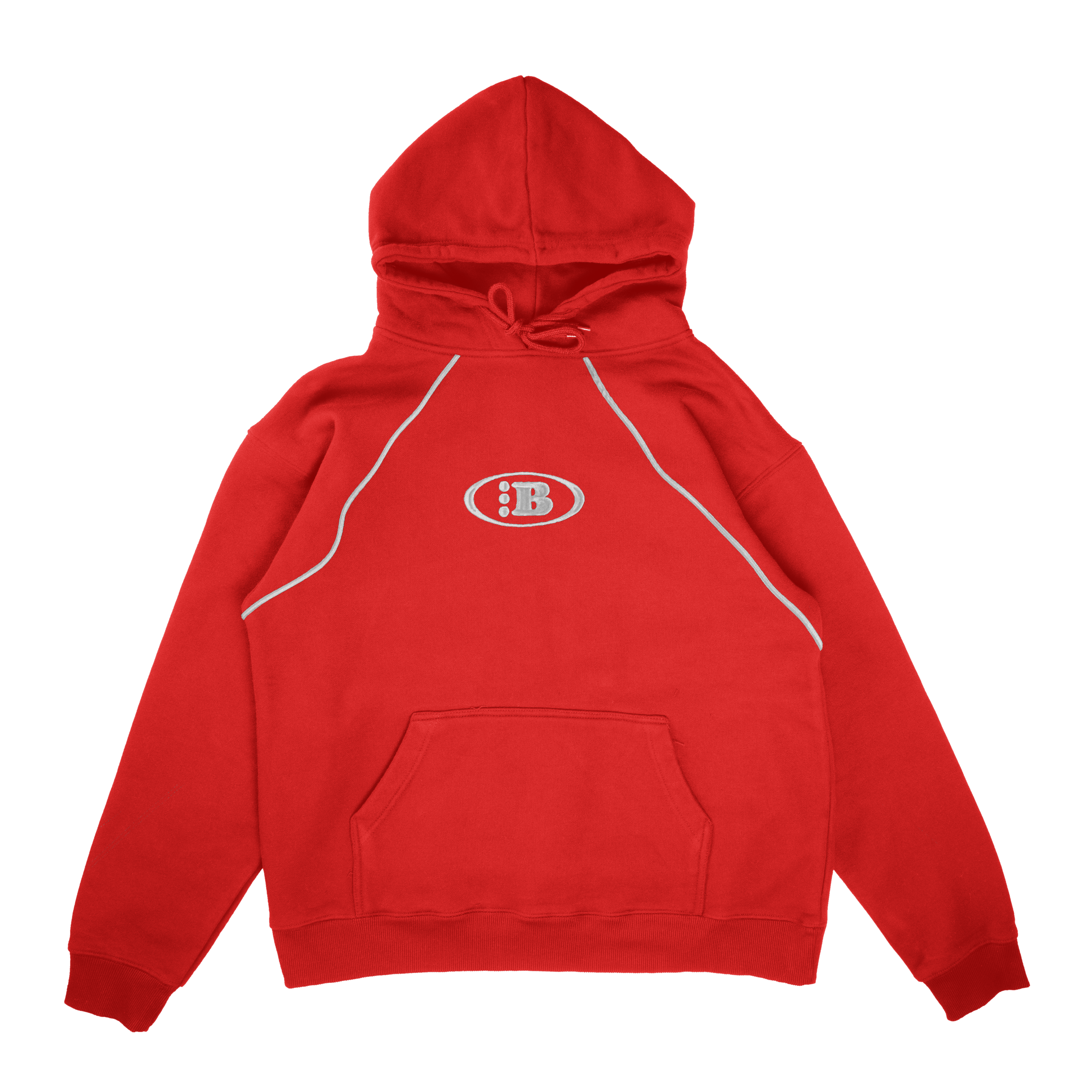 新品　完売品　BRIEFING HOL B LOGO KNIT HOODIE REDPIPING_762bde7d-46a3-490a-