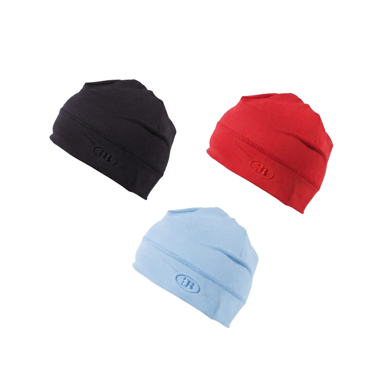 3 PACK BUNDLE[BLACK+ RED+ BABY BLUE]