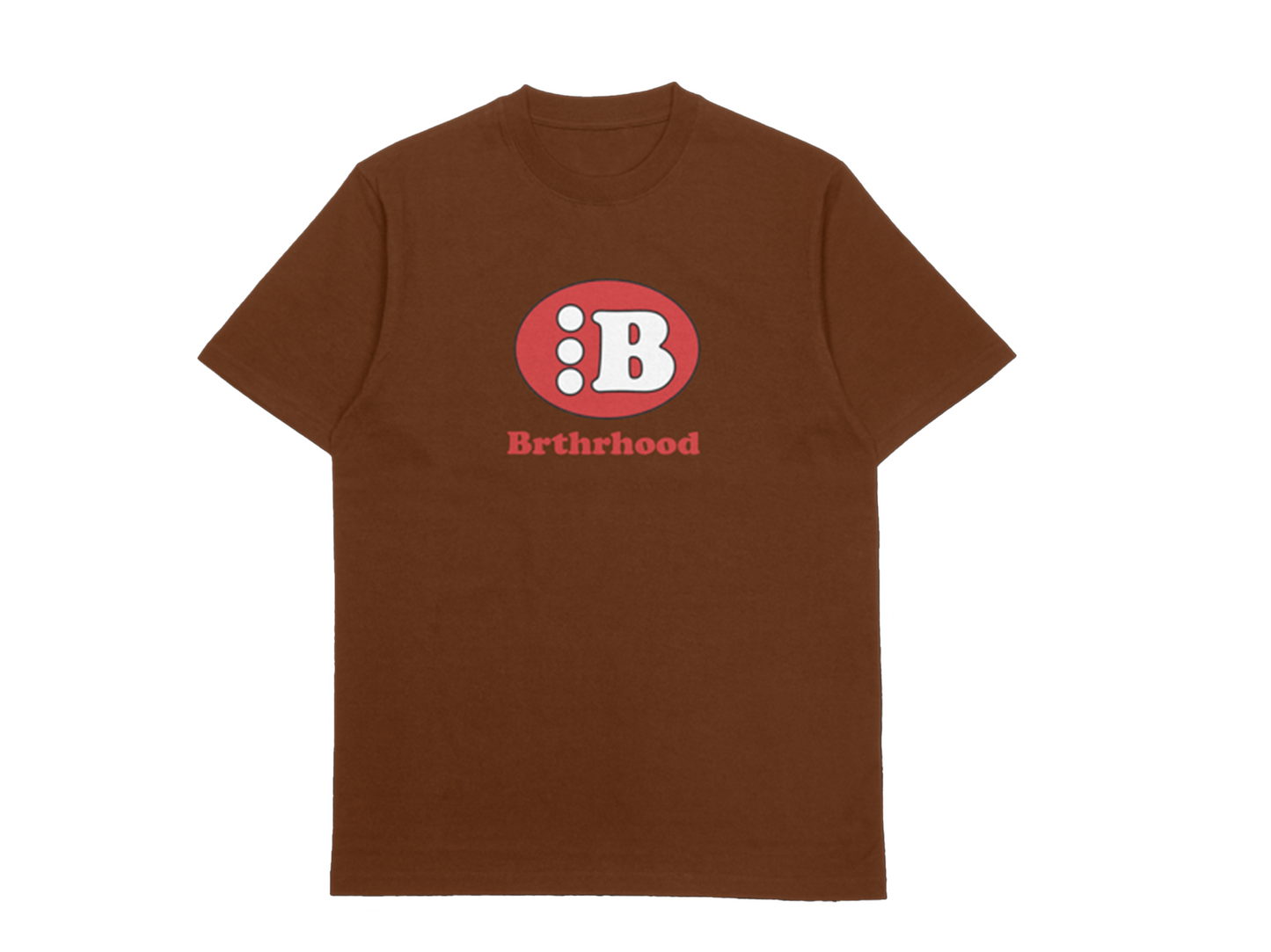 ORIGINAL B LOGO TEE[BROWN/RED]