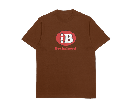 ORIGINAL B LOGO TEE[BROWN/RED]