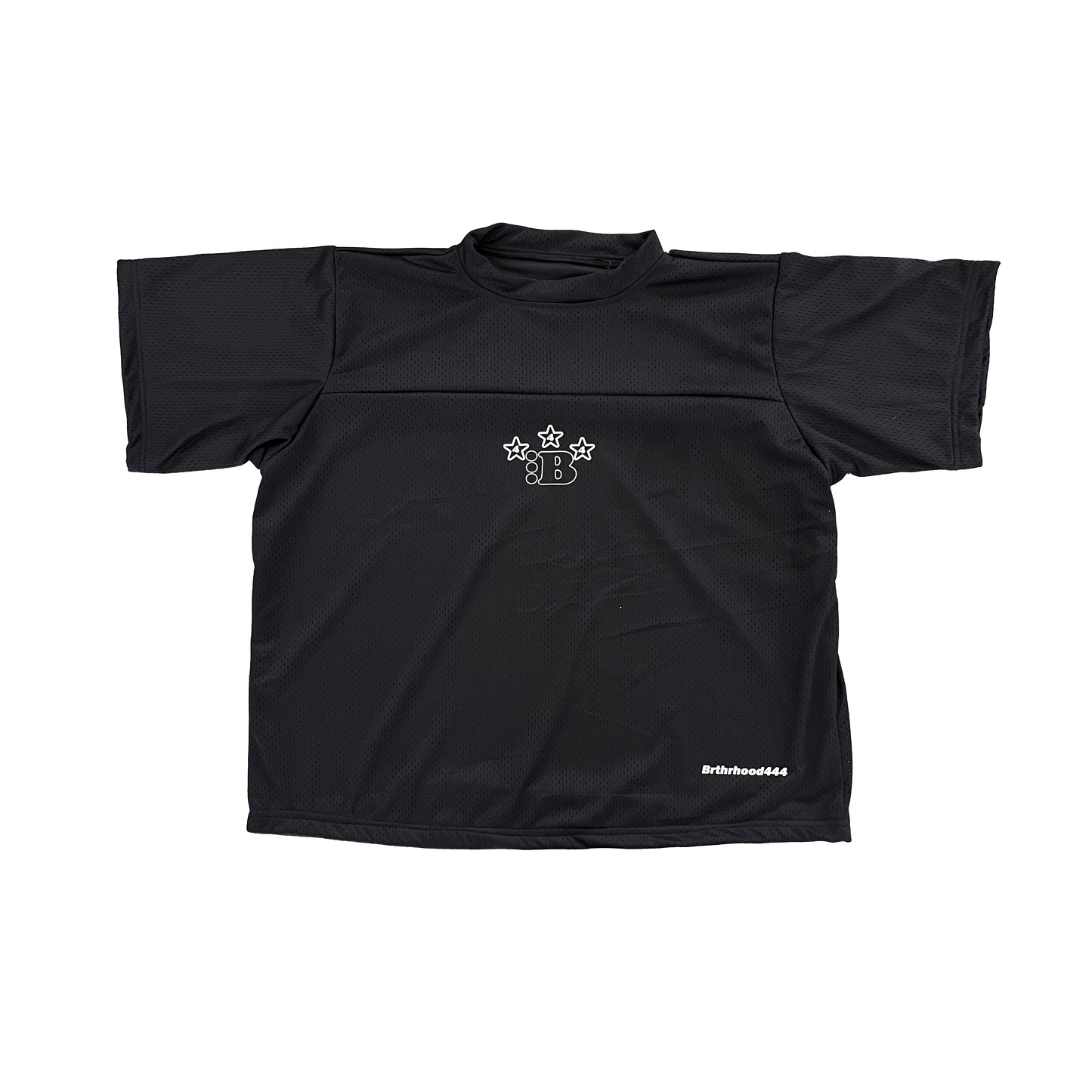 B STAR MESH JERSEY [ALL BLACK]
