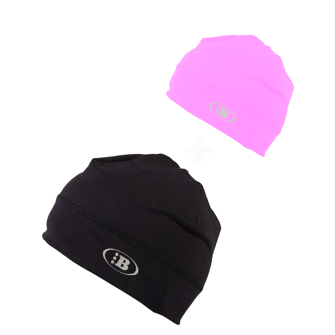B LOGO SKULL CAP[OG BLACK/BABY PINK] *2 FOR 1 SPECIAL*