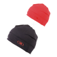 B LOGO SKULL CAP[BLACK ON RED/FLAME RED] *2 FOR 1 SPECIAL*