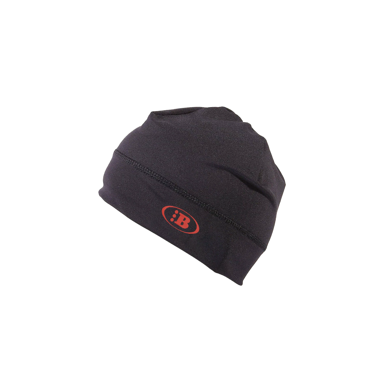 B LOGO SKULL CAP[OG BLACK/BLACK ON RED] *2 FOR 1 SPECIAL*