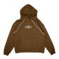 B LOGO STAPLE PIPING HOODIE[CHOCO BROWN]