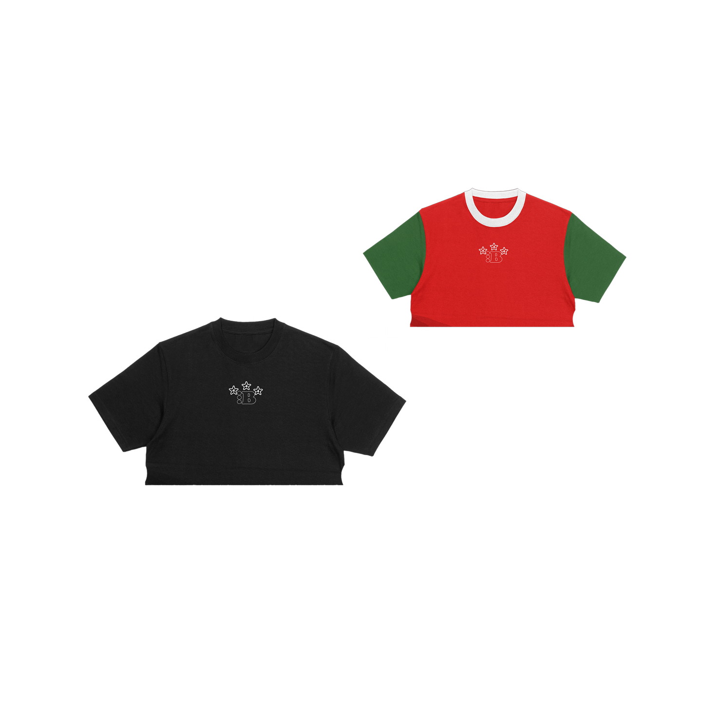 B STAR WOMENS BABY TEE[BLACK/NIGERIA]*2-FOR-1 SPECIAL