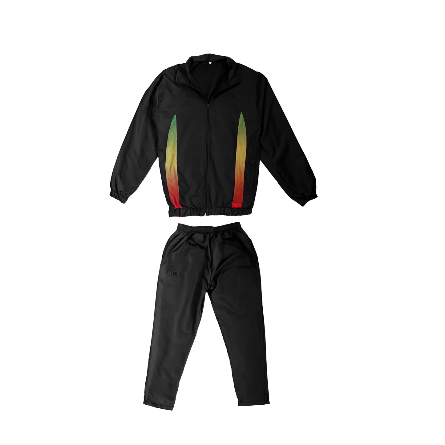 KENTE FUSION B LOGO FULL TRACKSUIT [BLACK]
