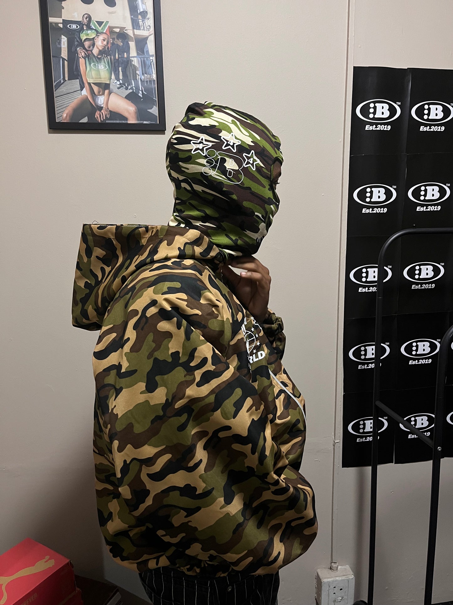 B STAR BALACLAVA [BLACK/CAMO] *2 FOR 1 SPECIAL*