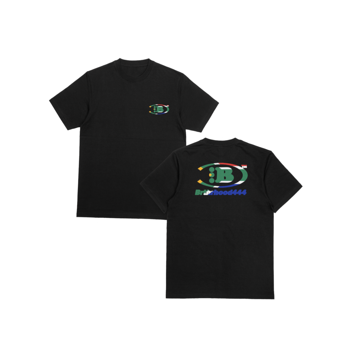 B LOGO STAPLE TEE[SA BLACK]