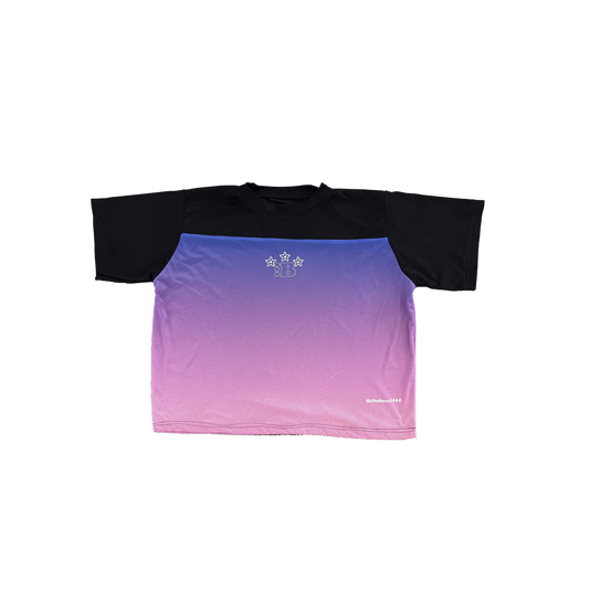 B STAR MESH JERSEY [GRADIENT]