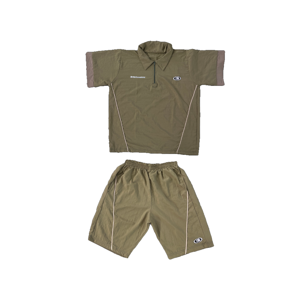 TENNIS UNIFORM SET [OLIVE/CREAM]