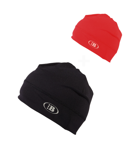 B LOGO SKULL CAP[BLACK/RED] *2 FOR 1 SPECIAL*
