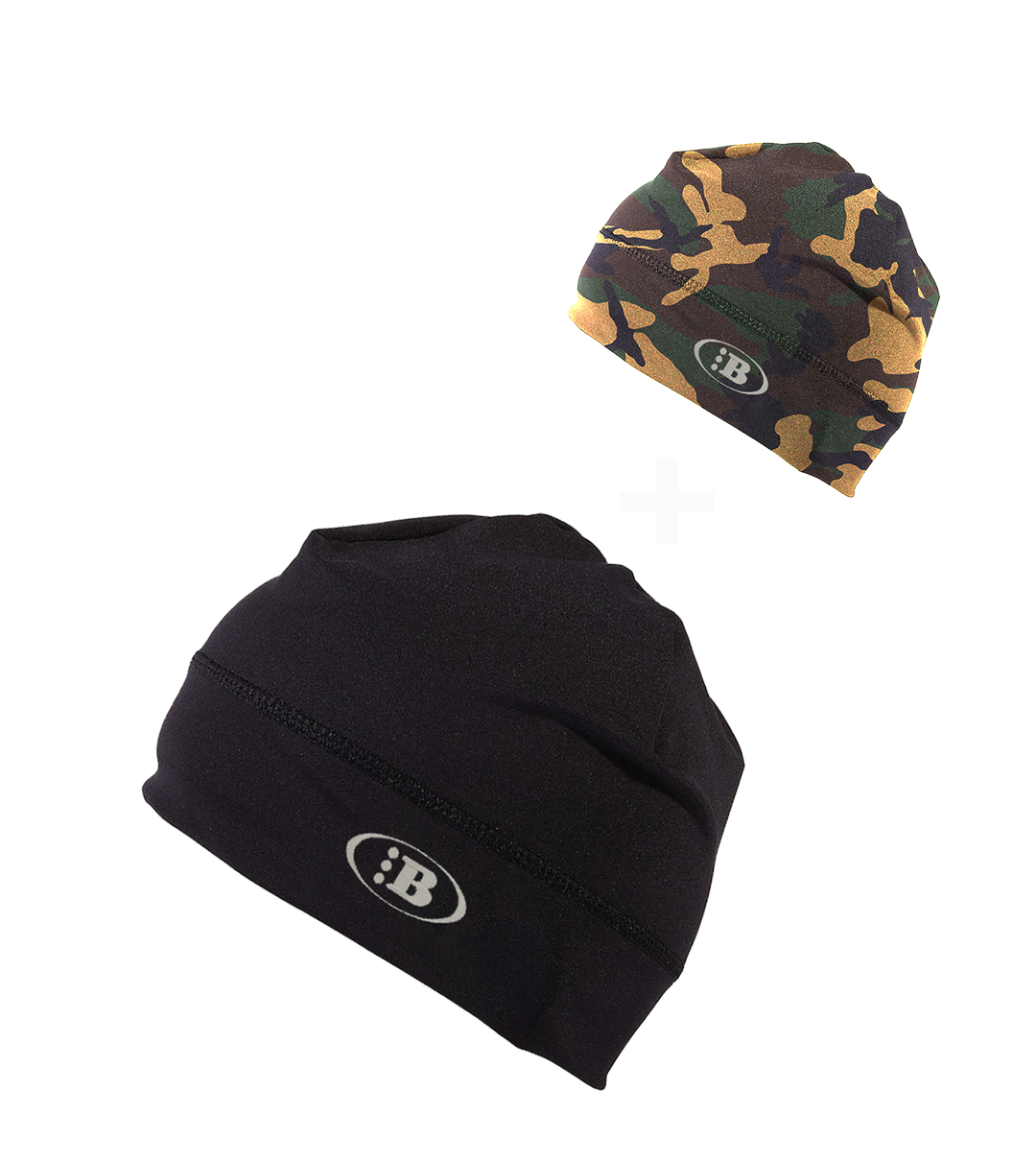 B LOGO SKULL CAP[OG BLACK/CAMO] *2 FOR 1 SPECIAL*
