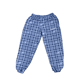 PLAID PATTERN TRACK PANT[BLUE]