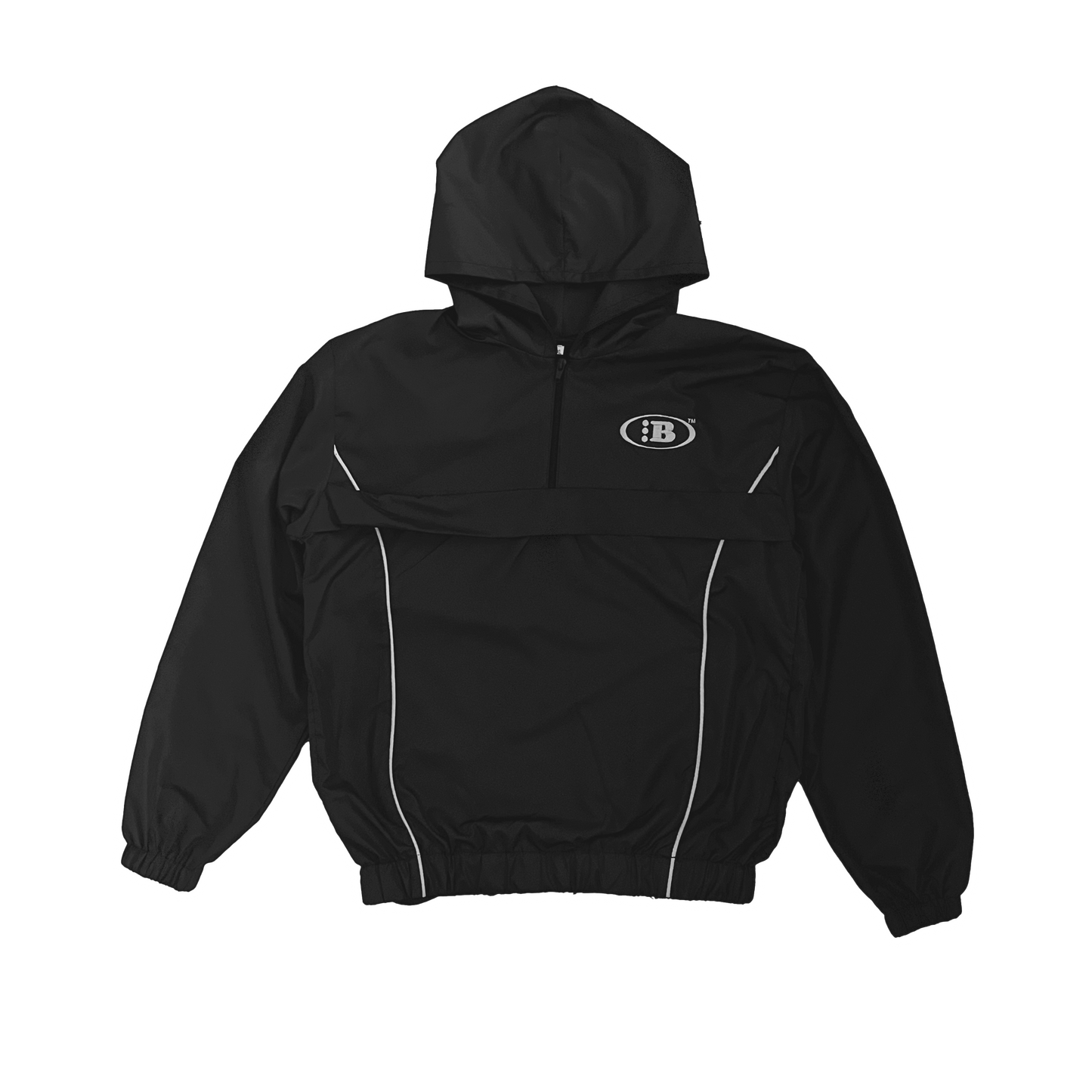 B LOGO SHELL JACKET[BLACK]