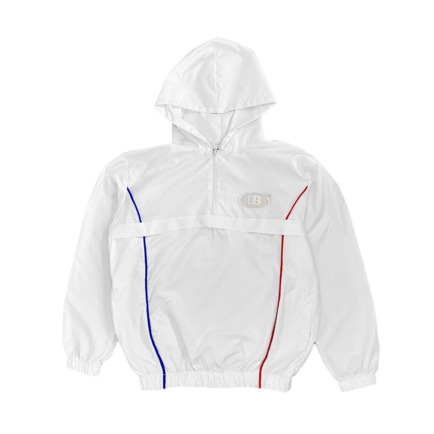 B LOGO SHELL JACKET [OLYMPIC WHITE]