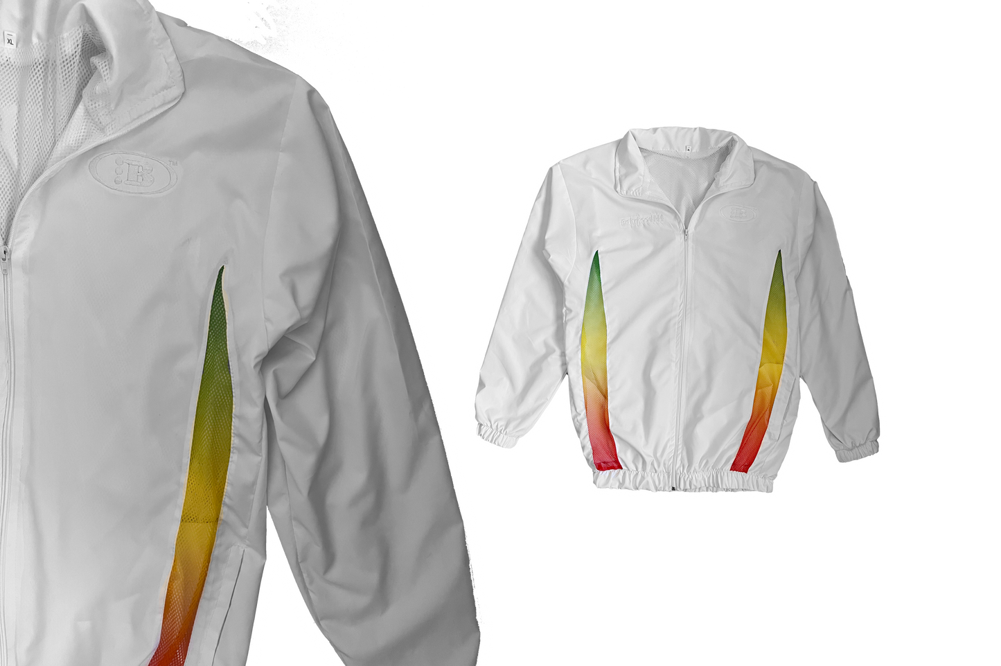KENTE FUSION B LOGO TRACK JACKET[WHITE]