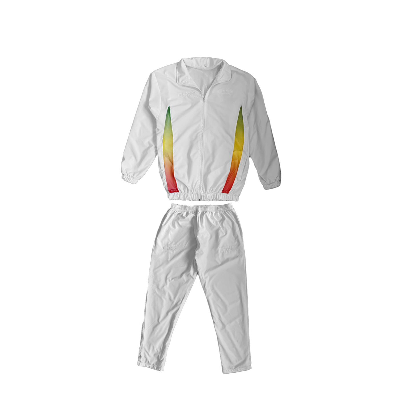 KENTE FUSION B LOGO FULL TRACKSUIT [WHITE]