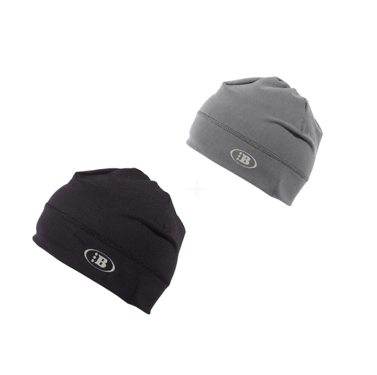 B LOGO SKULL CAP[OG BLACK/SILVER GREY] *2 FOR 1 SPECIAL*