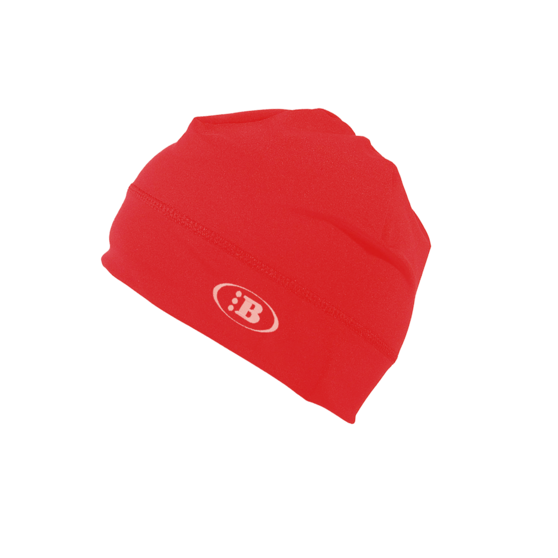 B LOGO SKULL CAP[RED]